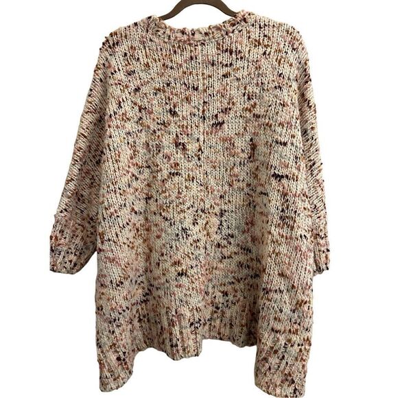 Lou & Grey Mixed Yarn Chunky Knit Sweater oversized XS/S Cozy Boho - Picture 2 of 8